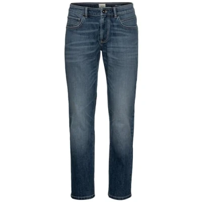 Abbildung von camel active 5POCKET Jeans Straight Leg, Herren, Größe: 33x30, Ocean blue