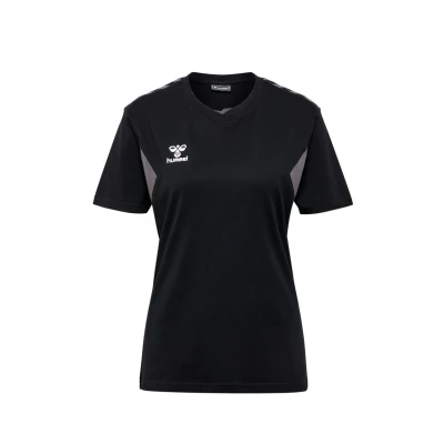 Abbildung von Hummel Authentic Tshirt print, Damen, Größe: 44, Black