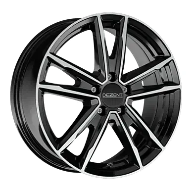 Abbildung von DEZENT 5 loch 17Zoll 100mm Alufelge kf dark schwarz TKFY6BP51E Felge 7Zoll 51mm 57.1mm