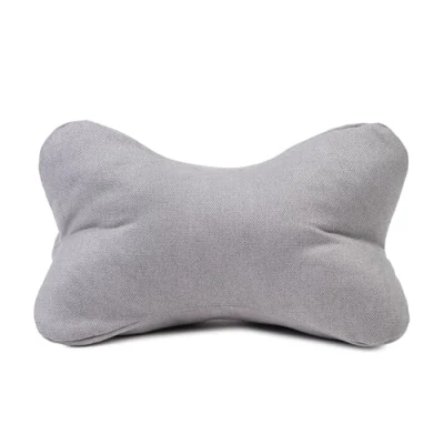 Abbildung von Gözze Kuschelweiches Lesekissen Darco, Ideal als Sofakissen oder Leseknochen, 40 x 25 cm Silber