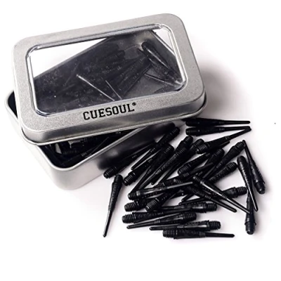 Abbildung von CUESOUL 2BA Soft Dartpfeil Spitzen 100 Punkte Count (CSSTP001 Schwarz)
