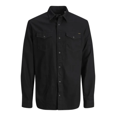 Abbildung von Jack &amp; Jones Hemd, Herren, Größe: XL, Black denim
