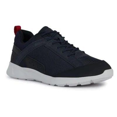 Abbildung von Geox Herren U SANZIO C Sneaker, Navy/Black, 42 EU