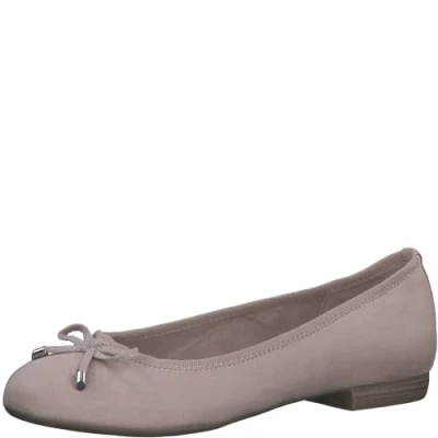 Abbildung von MARCO TOZZI Damen Ballerinas mit Schleife Vegan, Beige (Powder), 39 EU