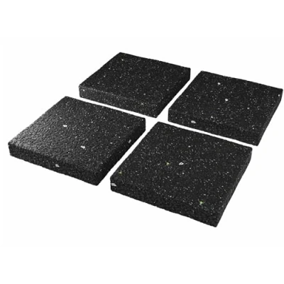 Abbildung von 4 STÜCK 9x9x1 cm Waschmaschinen Unterlage Pads Gummipads Anti Vibrationsdämpfer für Trockner Möbel und Schränke Lautsprecher Gummimatte PREMIUM Unterlegscheiben Matte 1 dick Made in Germany