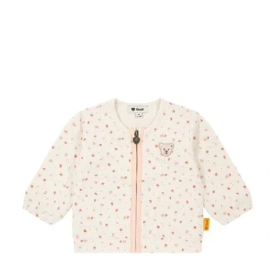 Abbildung von Steiff Sundancer Sweatjacke für Kinder, Größe: 68, Antique white
