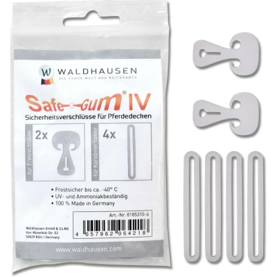 Abbildung von Waldhausen Soll Bruch Gummis Safe Gum Silber Grau 6pcs