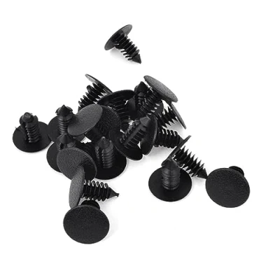 Abbildung von sourcing map 20stk. Auto Stoßstange Befestigung Motorhaube Clip Niet Schraueb Kunststoff 8mm