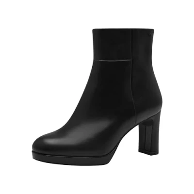 Abbildung von Tamaris High Heel Stiefelette, Damen, Größe: 39, Black matt Schuhe