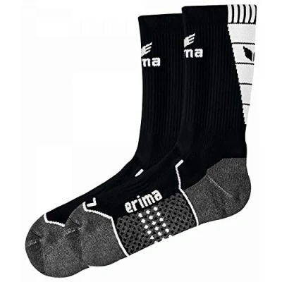 Abbildung von Erima Unisex Premium Pro Trainingssocken, Schwarz/Weiß, 4 EU