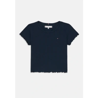 Abbildung von Tommy Hilfiger Essential Tshirt basic für Kinder, Größe: 86, Dark night navy