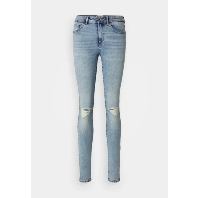 Abbildung von ONLY Onlwauw MID Waist KNEE Jeans Skinny Fit, Damen, Größe: XSx32, Light blue denim