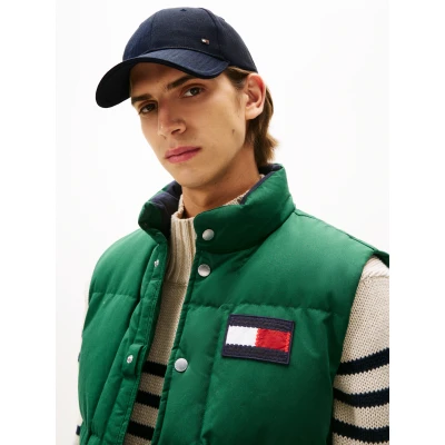 Abbildung von Tommy Hilfiger Herringbone Weave Sixpanel Cap, Herren, Größe: One Size, Space blue