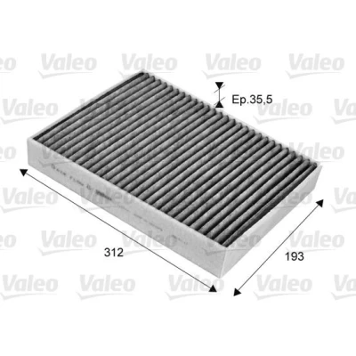 Abbildung von VALEO CLIMFILTER PROTECT 715704 Innenraumfilter Aktivkohlefilter 278 218 43 VOLKSWAGEN: Touareg II, PORSCHE: Cayenne