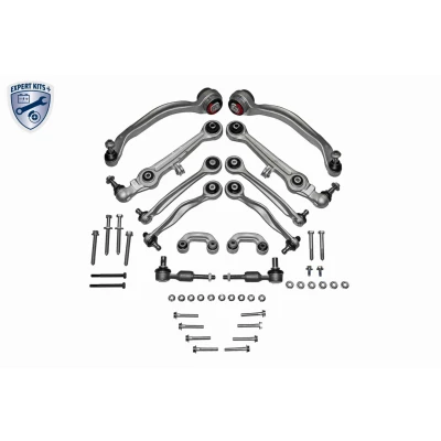 Abbildung von VAICO V10 8548 Lenkersatz, Radaufhängung Vorderachse mit Befestigungsmaterial EXPERT KITS + AUDI: A4 B5 Saloon, Avant, A6 C5 Saloon
