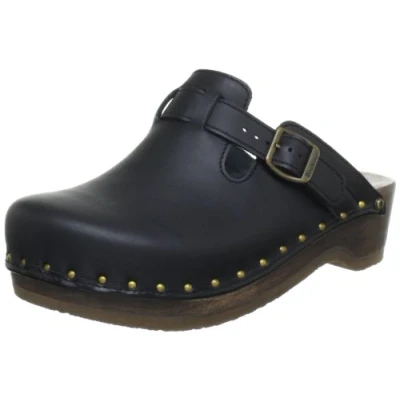 Abbildung von Berkemann Unisex Riemen Toeffler Clogs, Schwarz (schwarz 900), 44 EU