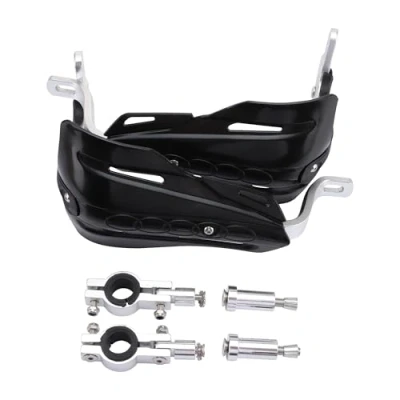 Abbildung von GOOFIT 7/8&quot; 22mm Aluminiumlegierung Montage Handschutz Handprotektoren Ersatz für Motocross Motorrad Offroad Pitbike Dirtbike ATV Geländefahrzeug Schwarz