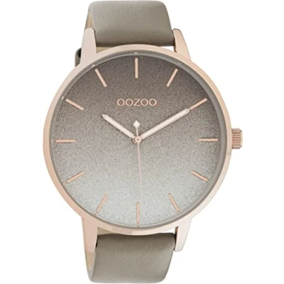 Abbildung von Oozoo Timepieces Damen Uhr Armbanduhr mit 20mm Lederarmband Analog Damenuhr in rund C10832