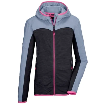 Abbildung von Killtec Strickjacke »KOS 167 GRLS FLX JCKT«, Powerstretchjacke mit Kapuze, Kinnschutz, Zipper Taschen