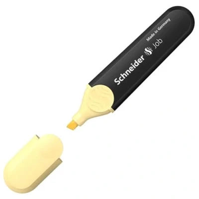 Abbildung von Schneider 95125 Job Ppl Textmarker, 1—5 mm, Pastellgelb