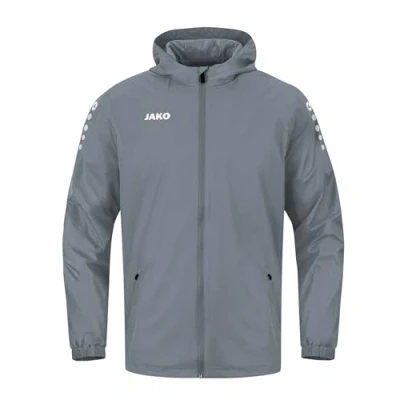 Abbildung von JAKO Regenjacke / wasserabweisende Jacke für Kinder, Größe: 164, Grau