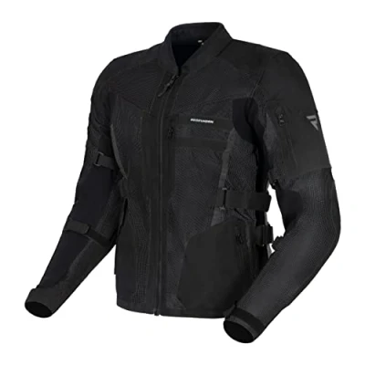 Abbildung von REBELHORN Scandal II Motorradjacke Herren Textile Ellbogen und Schulterprotektoren Große Mesh Einsätze Doppel Dreifachnähte Reflektierende Elemente