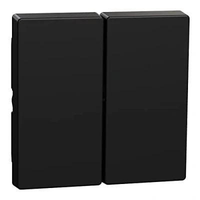 Abbildung von Schneider Electric Merten MEG3400 0403 Wippe für Serienschalter, Aus Recyceltem Material,System M, Schwarz Matt