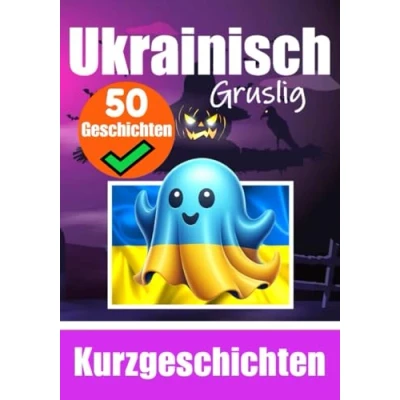 Abbildung von 50 kurze Gruselgeschichten auf Ukrainisch: Eine zweisprachige Reise Deutsch und Geistergeschichten Ukrainisch ... lernen (Bücher zum Ukrainischlernen, Band 3)