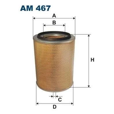 Abbildung von Luftfilter FILTRON AM467
