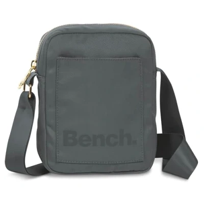 Abbildung von Bench City Girls Damen und Herren Mini Bag Umhängetasche Tasche Handtasche Schultertasche Crossbody Tasche, graublau, 19 x 14 5 cm