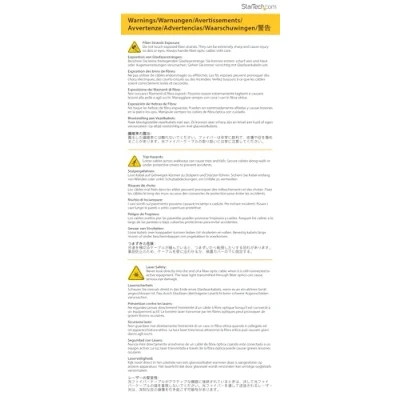 Abbildung von StarTech.com LC Kupplung, Glasfaserverbindung, LC/UPC LWL Duplex Glasfaserkabel Stecker für Patch Panele