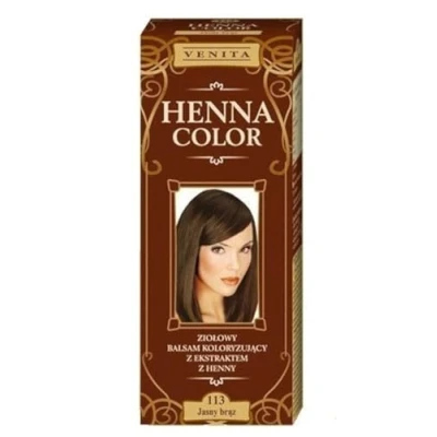 Abbildung von Henna Color 113 Leicht Braun Haarbalsam Haarfarbe Farbeffekt Naturhaarfärbemittel Henne Öko100 g 8,73 EUR