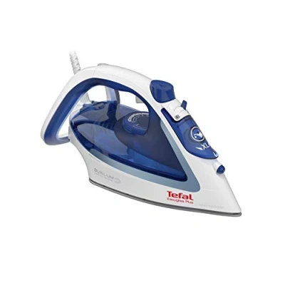 Abbildung von Tefal FV5736 Easygliss Dampfbügeleisen (2500 Watt, extra Dampfstoß: 220 g/Min., Tankfüllmenge: 270 ml) blau/weiß