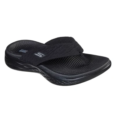 Abbildung von Skechers Damen ON The GO 600 Sunny Slides, Black Textile, 37 EU