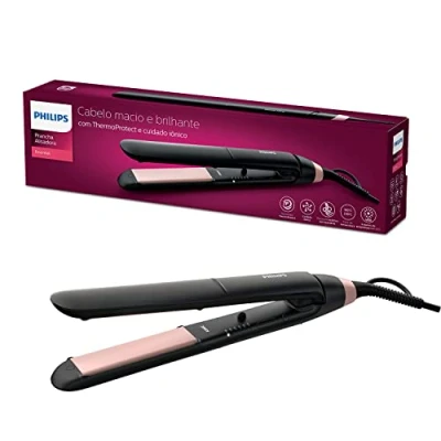 Abbildung von Philips ThermoProtect Haarglätter Weiches, glänzendes Haar dank Ionisierungsfunktion, Technologie (Modell BHS378/00)
