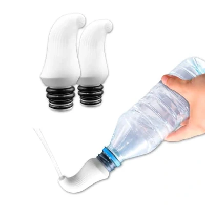 Abbildung von PEPE Tragbares Bidet (x2 stück, Flasche Nicht Enthalten), Reisebidet, Easy Bidet, Handgerät Reise Travel Sprayer, Po Dusche, Kompatibel mit Jeder Flasche.