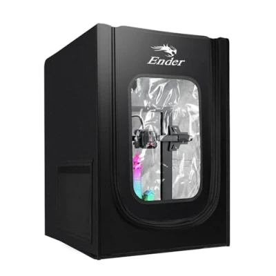 Abbildung von Creality Offizielles Ender 3 Gehäuse, feuerfeste und staubdichte Zeltschutzhülle für 3/3 Pro / V2 Neo 3V2 V3 SE K1 K1C, Abmessung 480 x 600 720 mm