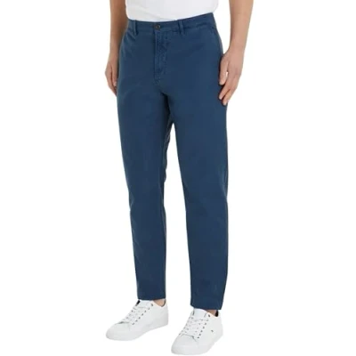 Abbildung von Tommy Hilfiger Herren Chino Chelsea Gabardine Stretch, Blau (Aegean Sea), 31W / 34L