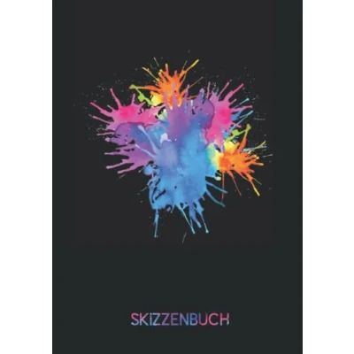 Abbildung von Skizzenbuch: Skizzenbuch A4, 109 leere Seiten, Notizbuch für Kinder zum Zeichnen, Schreiben, Malen oder Kritzeln