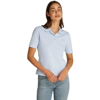 Abbildung von Tommy Hilfiger Poloshirt, Damen, Größe: 3XL, Breezy blue