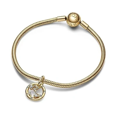Abbildung von Pandora Moments Damen Charm Gold 762724C01