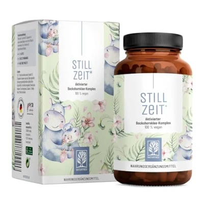 Abbildung von NATURTREU® Bockshornklee Kapseln vegan &amp; aktiviert Komplex speziell für stillende Mütter