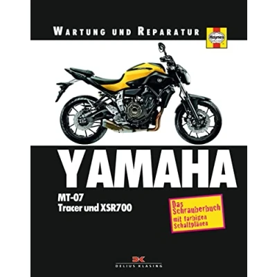 Abbildung von Yamaha MT 07, Tracer und XSR700: Das Schrauberbuch mit farbigen Schaltplänen