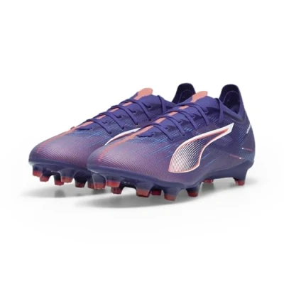 Abbildung von PUMA Unisex Ultra 5 Match FG/AG Soccer Shoe, Lapis Lazuli White Sunset Glow, 40.5 EU