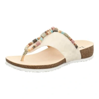 Abbildung von Think! Zehentrenner, Damen, Größe: 39, Ivory/kombi Schuhe