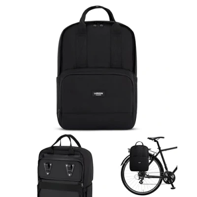 Abbildung von Larkson Fahrrad NO 6 BIKE Tagesrucksack, Größe: One Size, Schwarz
