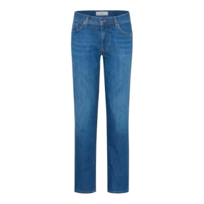 Abbildung von Brax Herren Style Cadiz Ultralight Denim Blue Planet Five pocket Jeans Regular Used 32W / 36L