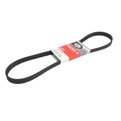 Abbildung von GATES 6PK1173 Keilrippenriemen 1173 6 Polyester, EPDM (Ethylen Propylen Dien Kautschuk) RoadMax Value Line AUDI: 80 B4 Saloon, A6 C4 Avant