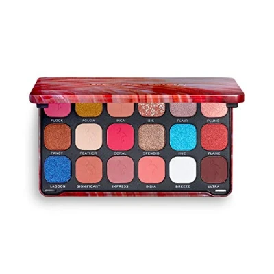 Abbildung von Makeup Revolution, Forever Flawless Lidschatten Palette, Flamboyance Flamingo, 18 Farbtöne, 19.8g