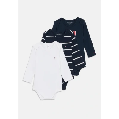 Abbildung von Tommy Hilfiger 3 PACK BODY Giftbox Unisex Langarmshirt für Kinder, Größe: 80, Dark night navy